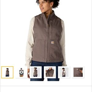 Carhartt Gray Vest with Logo